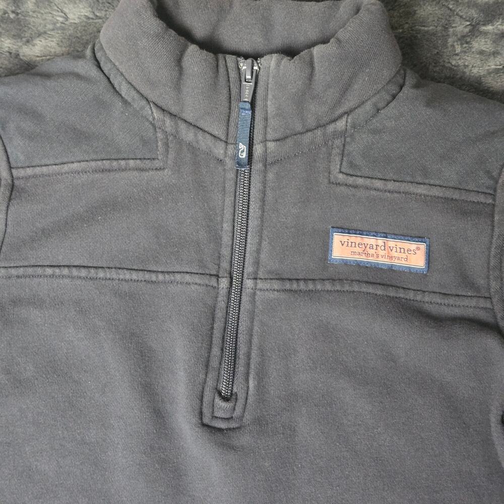 Vineyard Vines Youth 1/4 Zip Sweatshirt Pullover Blue VV - Size M